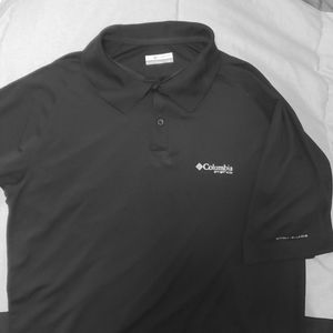 Lightly used black Columbia polo size L